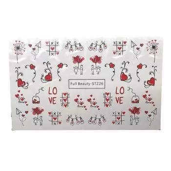 Valentins Box Nail Tattoos Herz